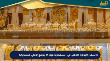 «أسعار اليوم» الذهب في السعودية عيار 21 يرتفع لأعلى مستوياته детальнее